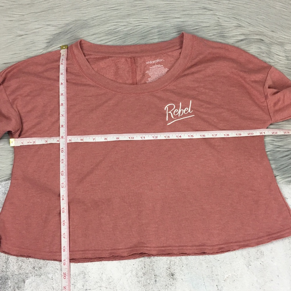 🛍 Xhilaration Loungewear Rebel Crop Top S - Picture 10 of 13